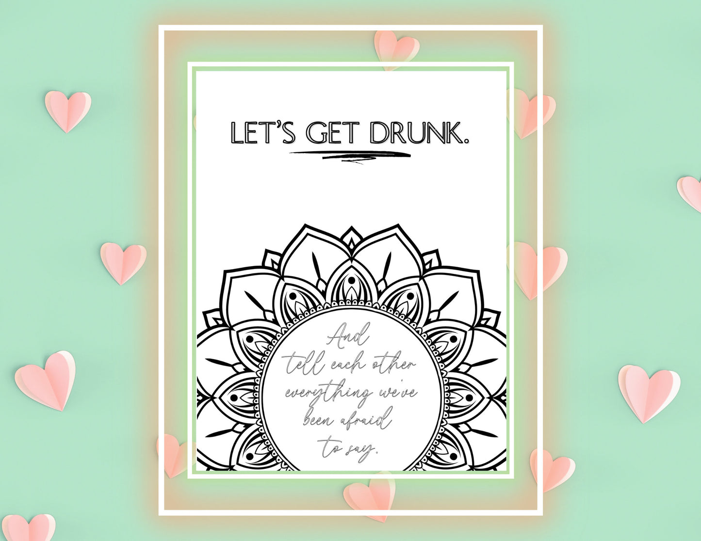 Dirty FWB Coloring book to soothe Anxious Attachment wounds. 8 printable adult coloring pages for Situationship ADHD