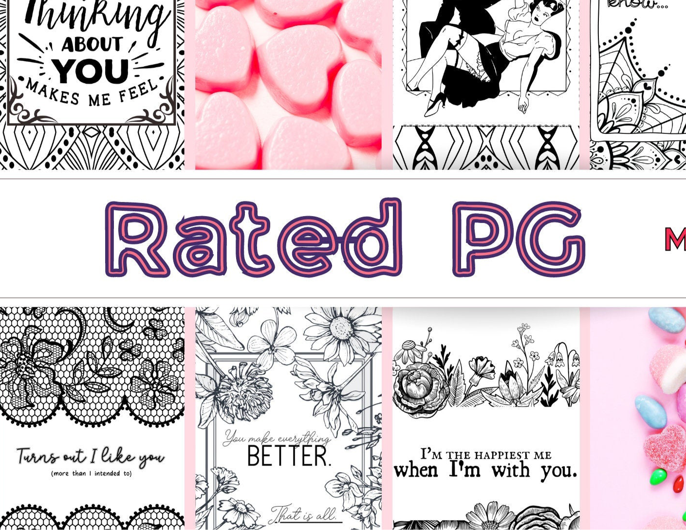 Anxious Attachment Coloring Pages. 8 printable coloring pages for relationship anxiety.
