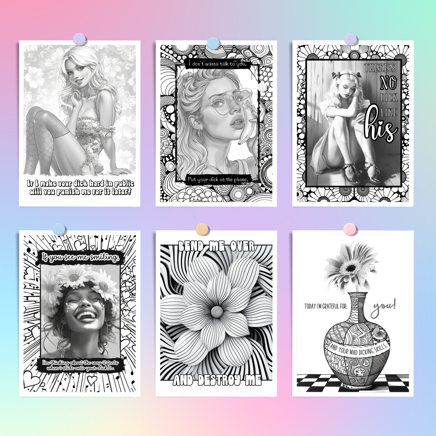 Color Me a Good D - A Dirty Coloring Book to Relieve Anxious Attachment