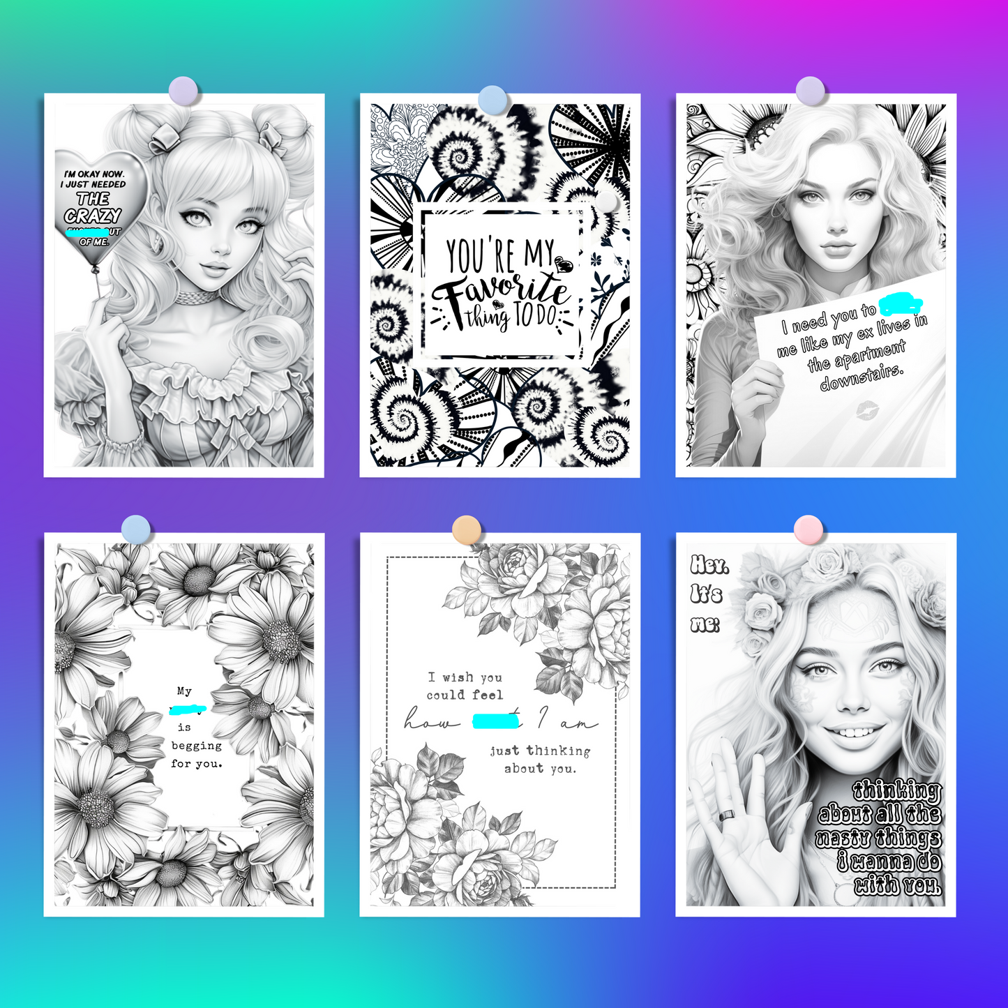 Color Me a Situationship - A Coloring Book to Calm Anxious Attachment