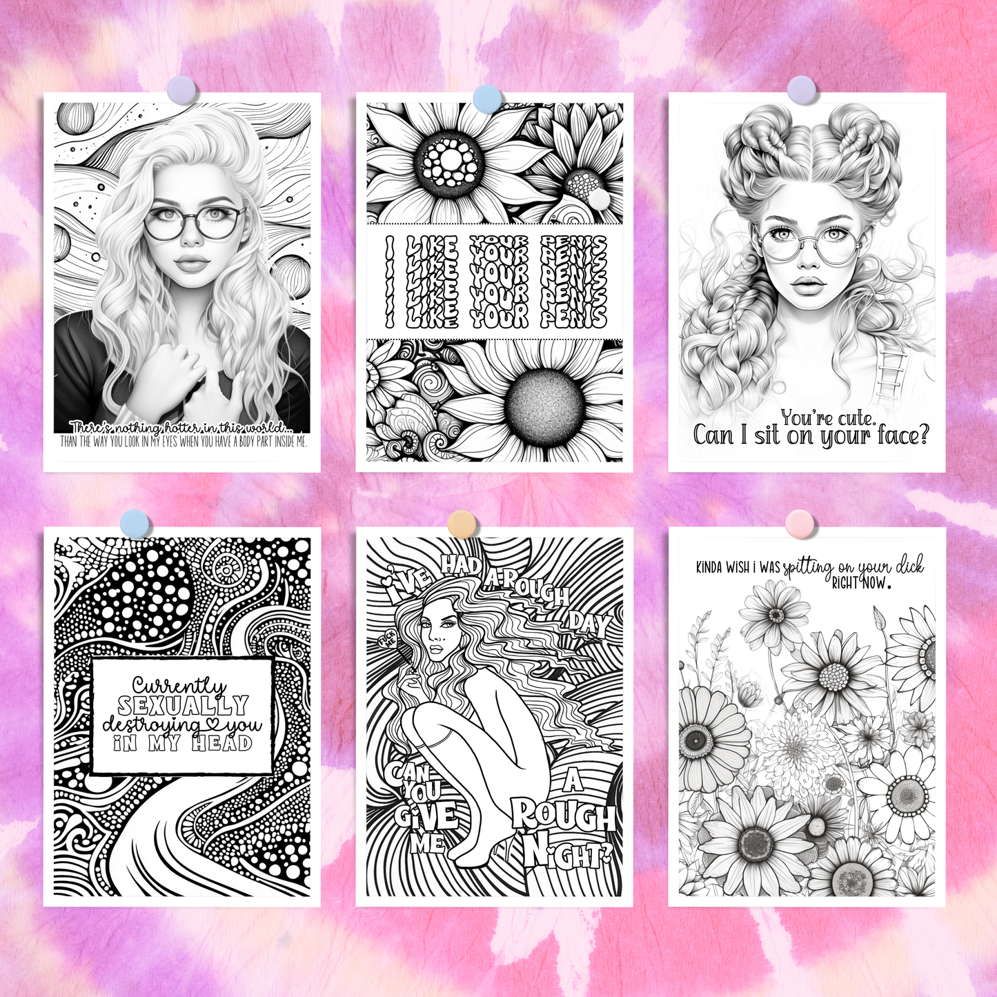 Color Me a Tease - A Naughty Adult Coloring Book to Relieve Anxious Attachment