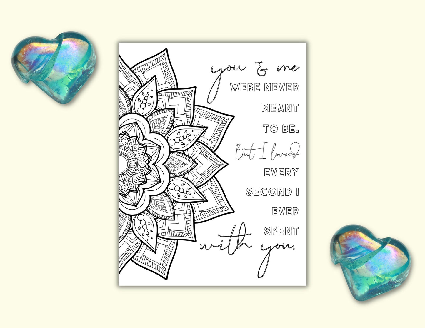 Breakup Coloring Book. 8 Printable break up coloring pages to heal your broken heart.