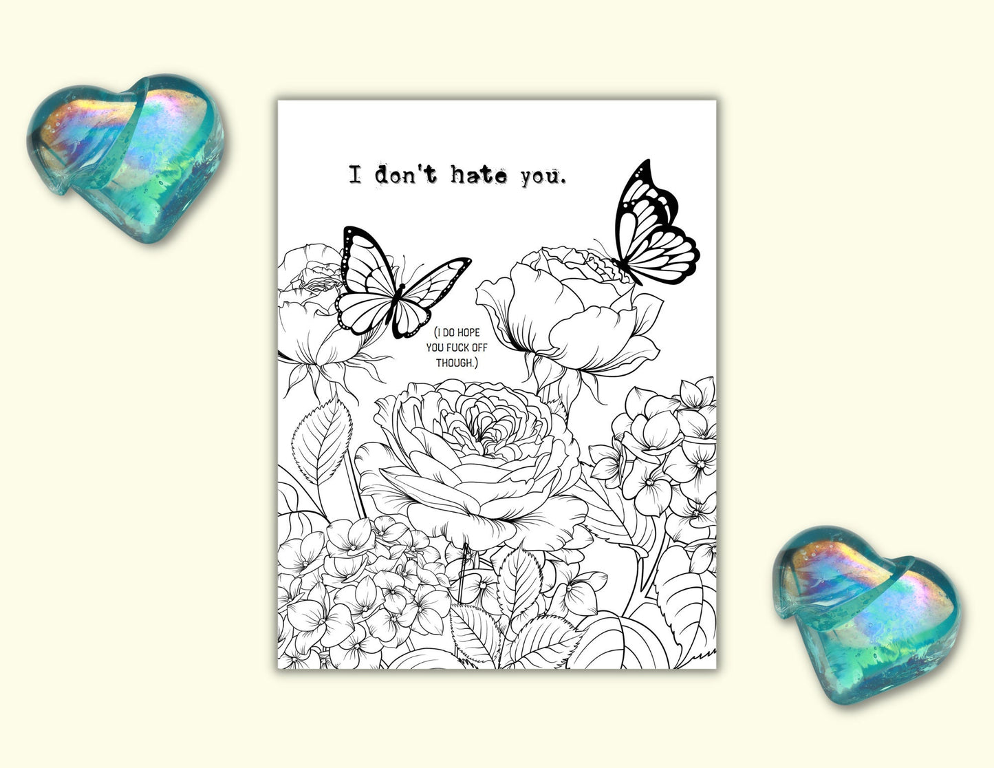 Breakup Coloring Book. 8 Printable break up coloring pages to heal your broken heart.