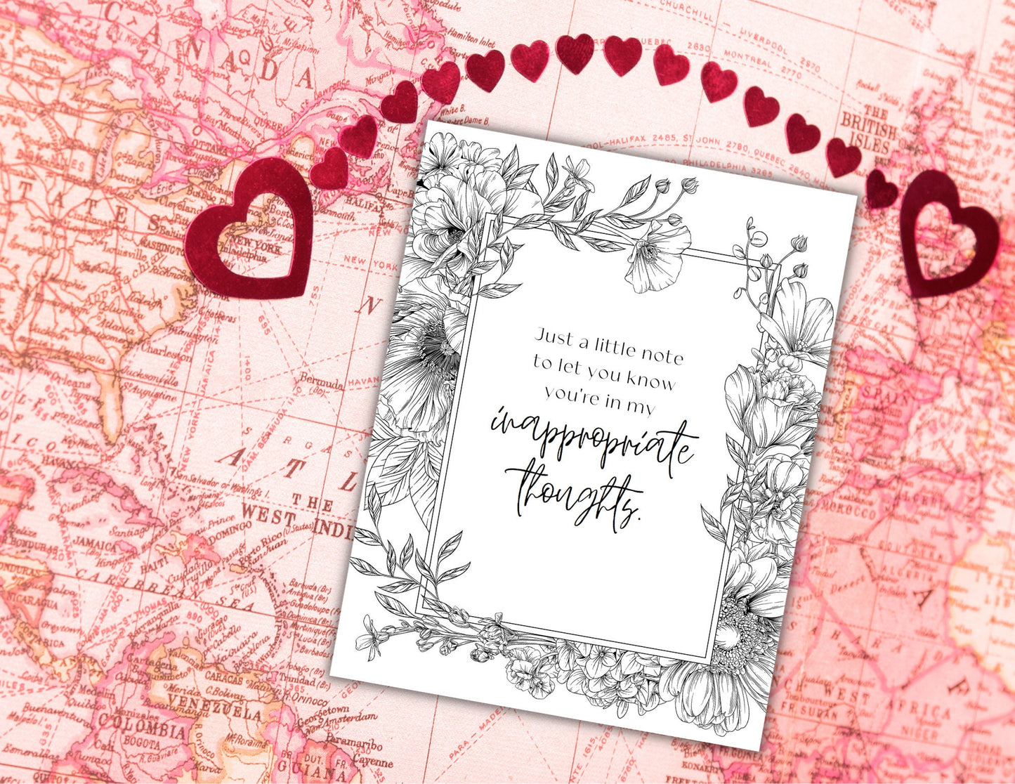 Long Distance Relationship coloring pages to soothe anxious attachment. 8 printable dirty coloring pages. Mini Coloring Book.