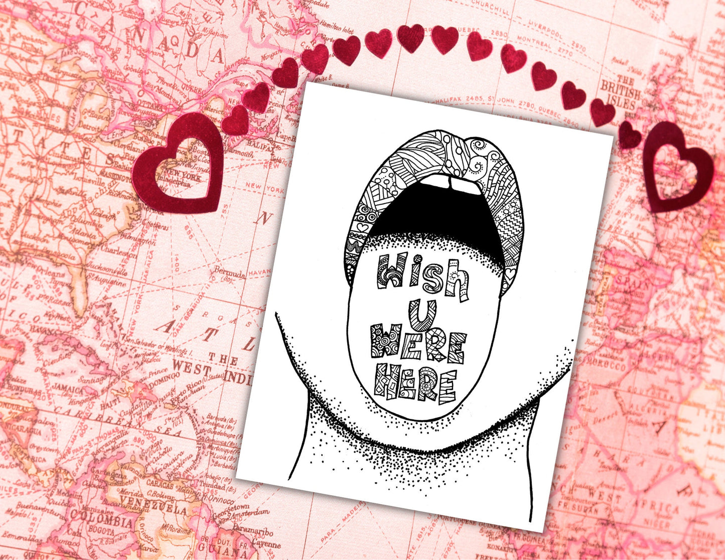 Long Distance Relationship coloring pages to soothe anxious attachment. 8 printable dirty coloring pages. Mini Coloring Book.