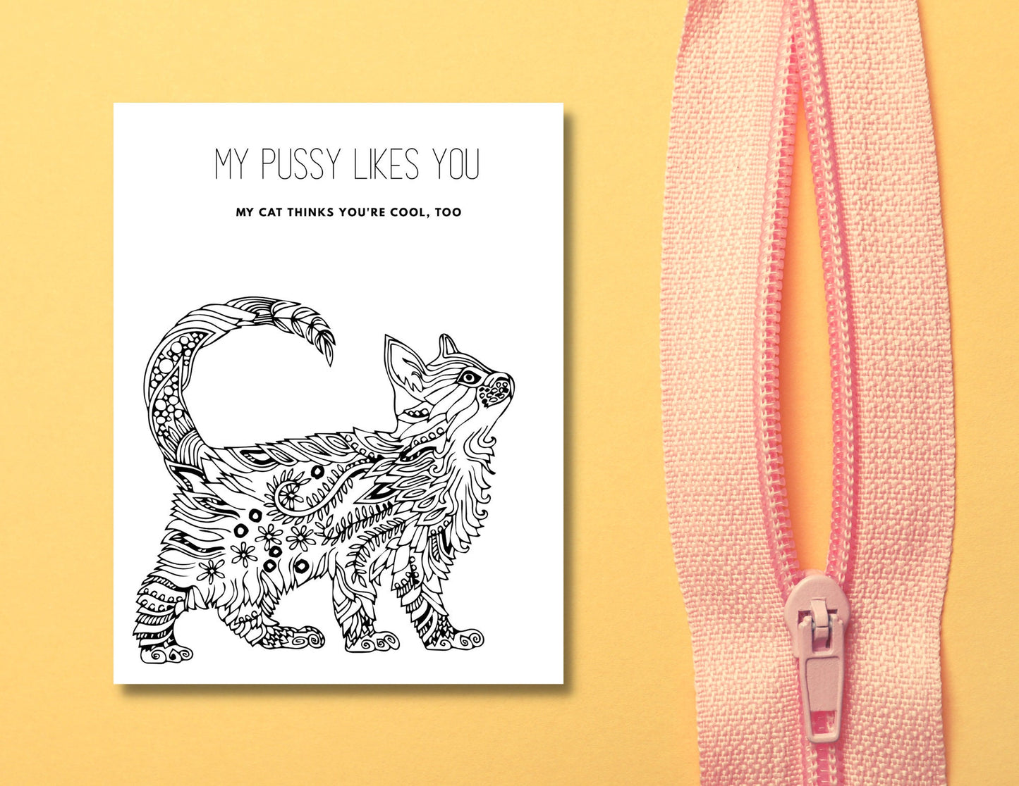 Is your PUSSY HAPPY? Set of 8 dirty printable coloring pages to help relieve anxious attachment triggers