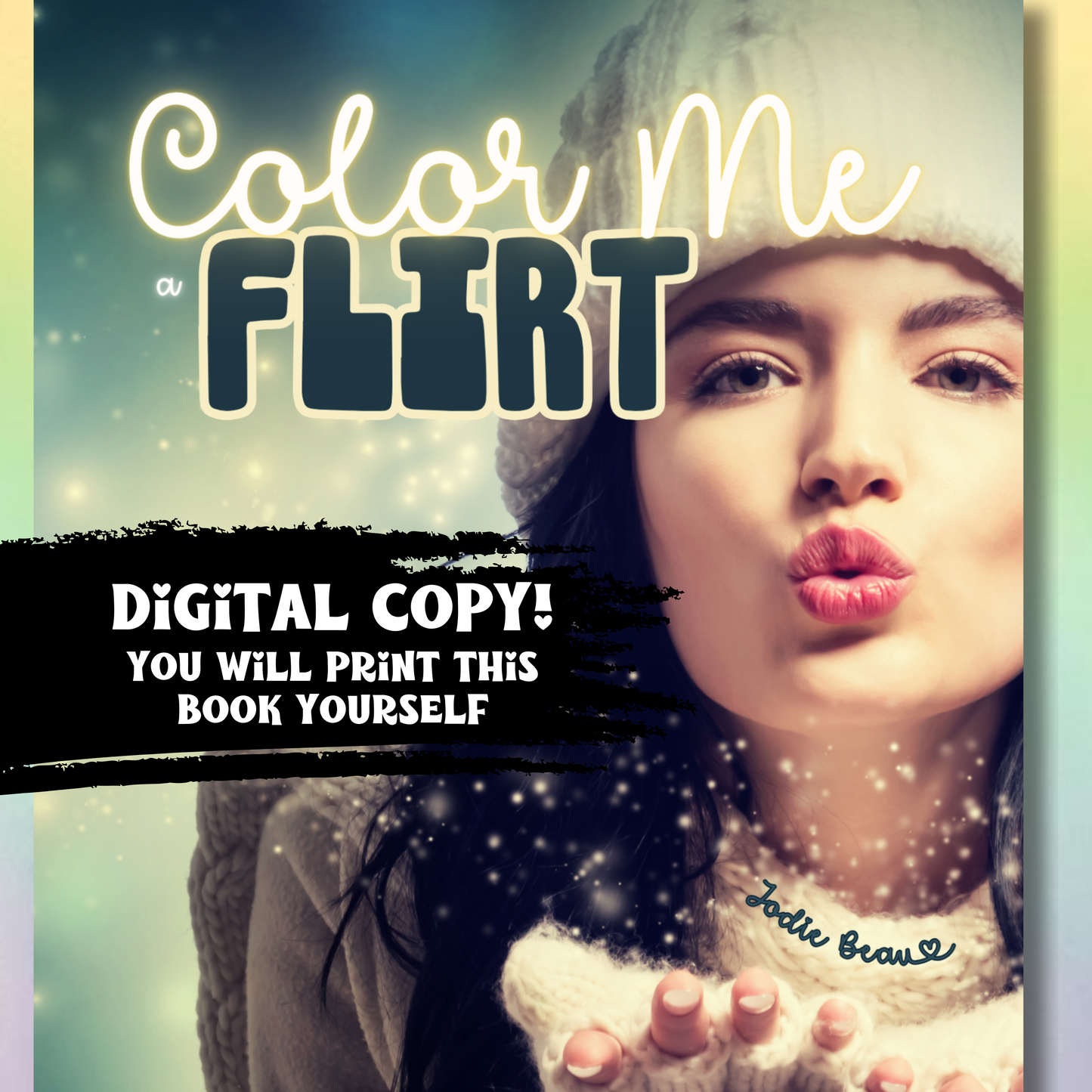FLIRT Printable Dirty Coloring Book. 20 NSFW coloring pages to soothe anxious attachment.